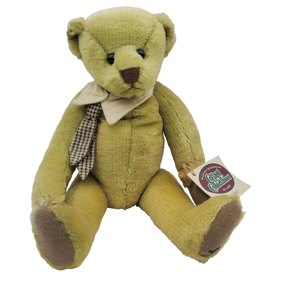 Ganz Teddy Bear Cottage Collectible Lionel 1999 Stuffed Toy Necktie Chien